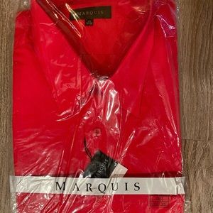 Men red shirt long sleeve 19 1/2 34-35